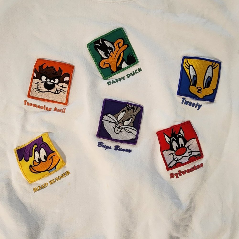 Vintage 1991 Looney Tune Warner Brothers Acme Clothing Co Sweatshirt - Men's Lg
